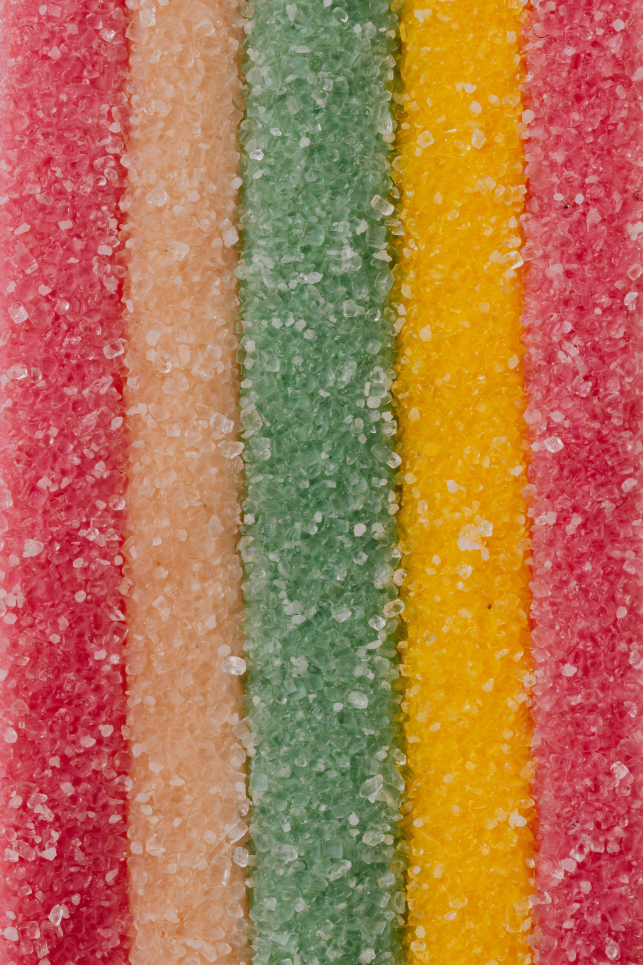 Sour Candy Strips Colorful Background Wallpaper