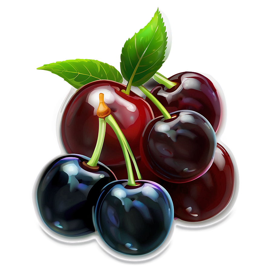 Sour Cherry Cartoon Png 06252024 PNG
