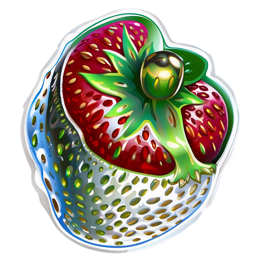 Sour Strawberry Icon Png 06252024 PNG