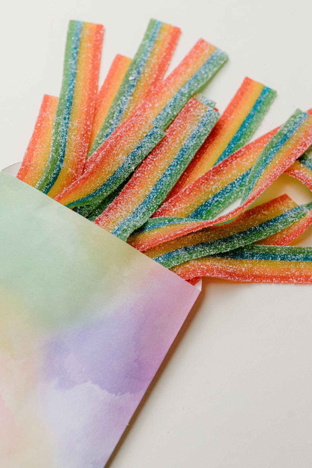 Sour Tape Candies Food Wallpaper