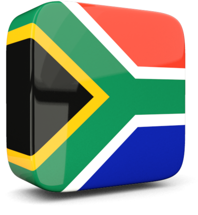 South African Flag3 D Icon PNG