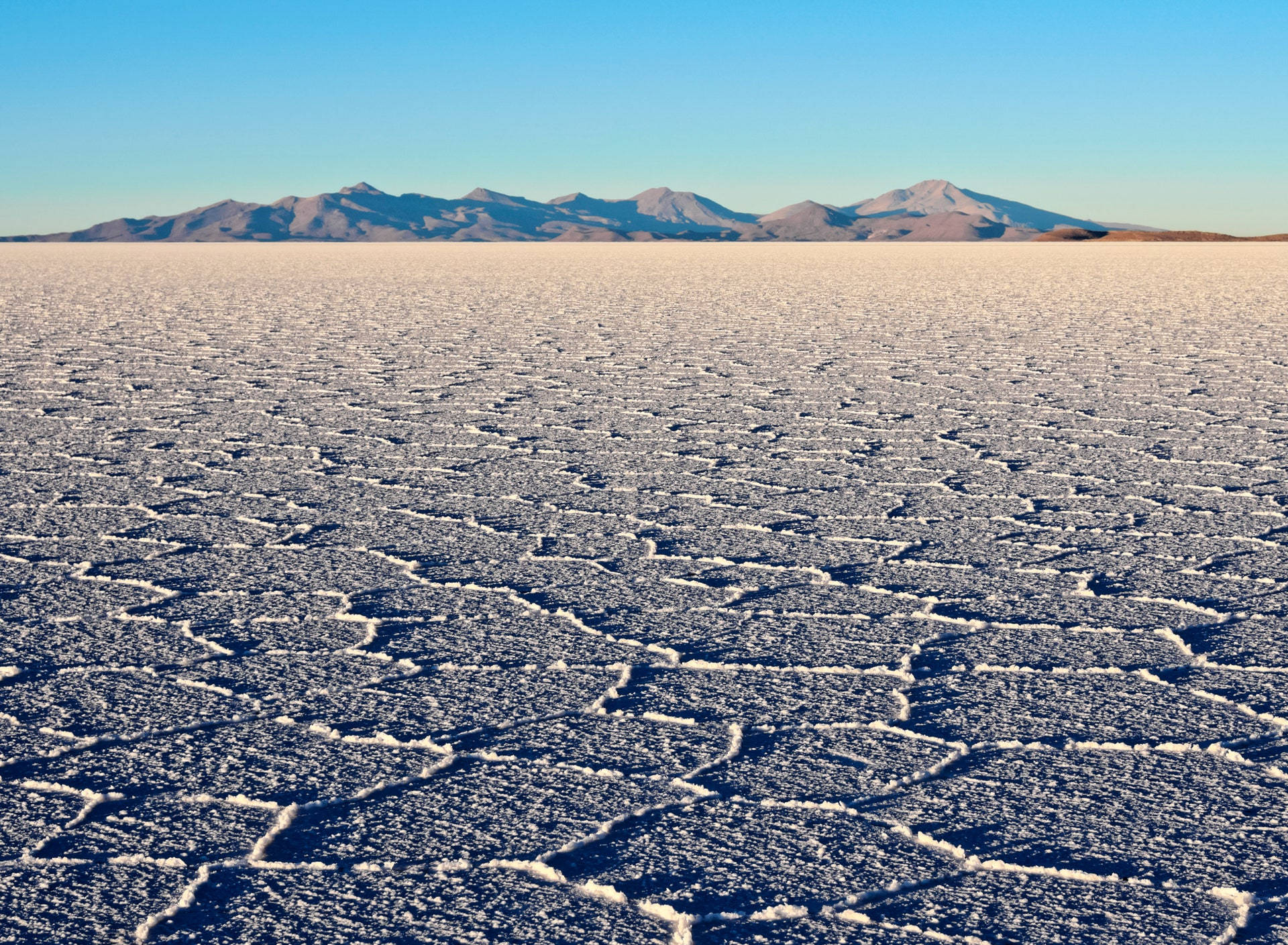 South America Bolivia Salt Flat