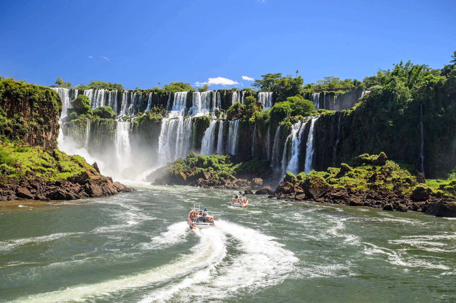 South America Iguazu Falls Wallpaper