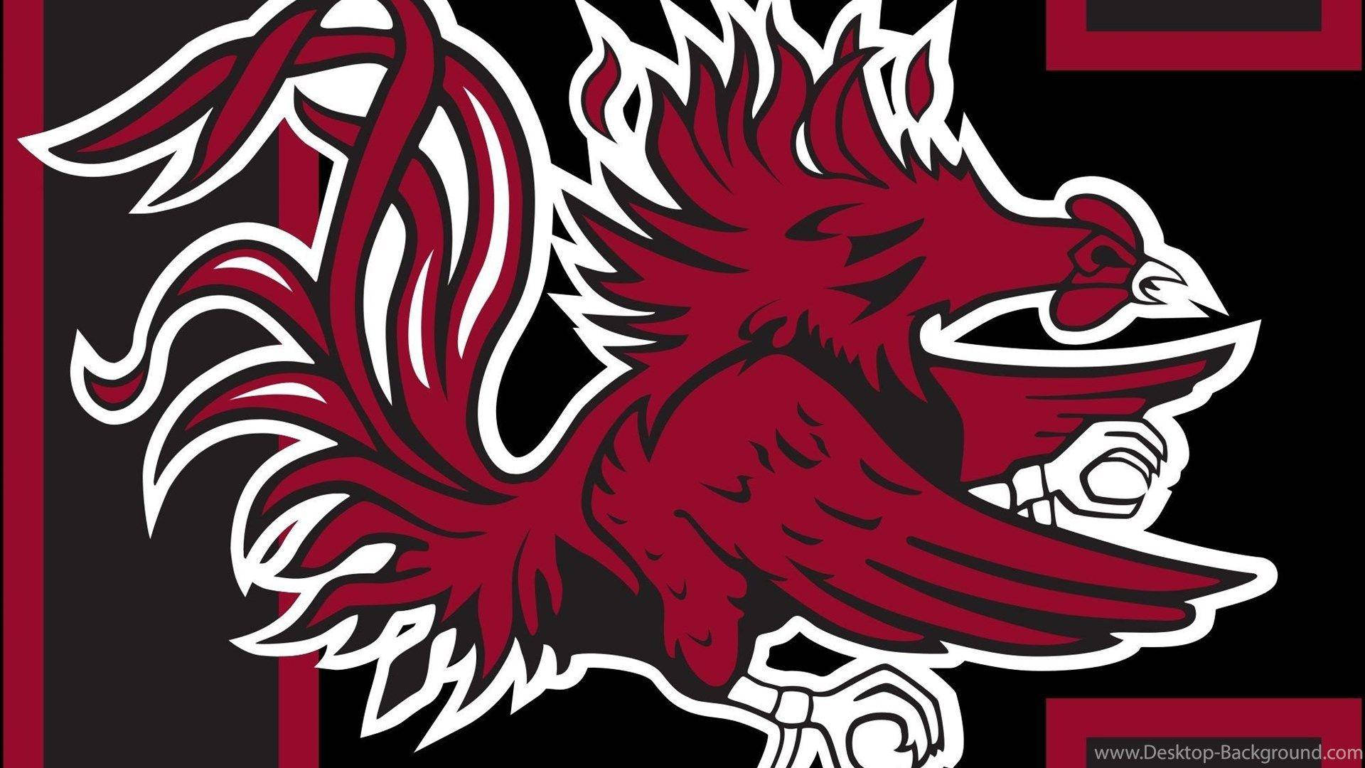 South Carolina Gamecocks Close-up Logo Wallpaper