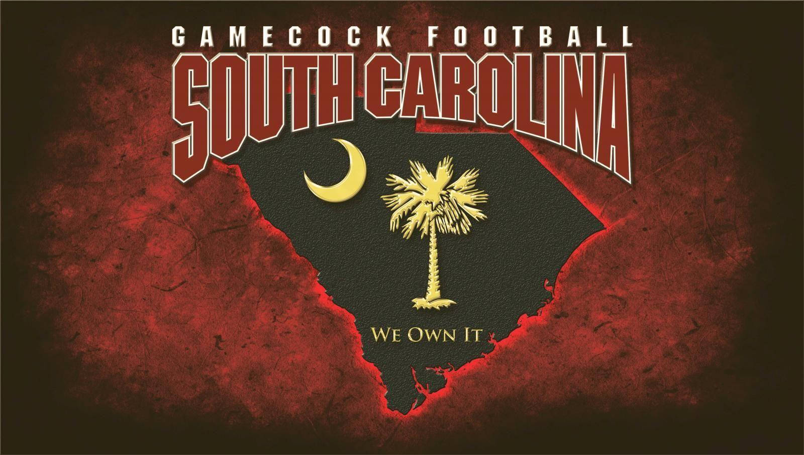 South Carolina Gamecocks We Own It Map Design Wallpaper