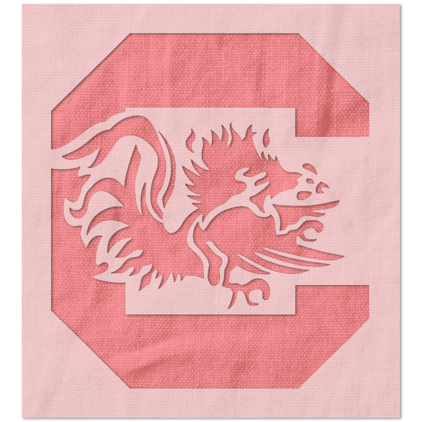 South Carolina Gamecocks Pink Logo Design Wallpaper