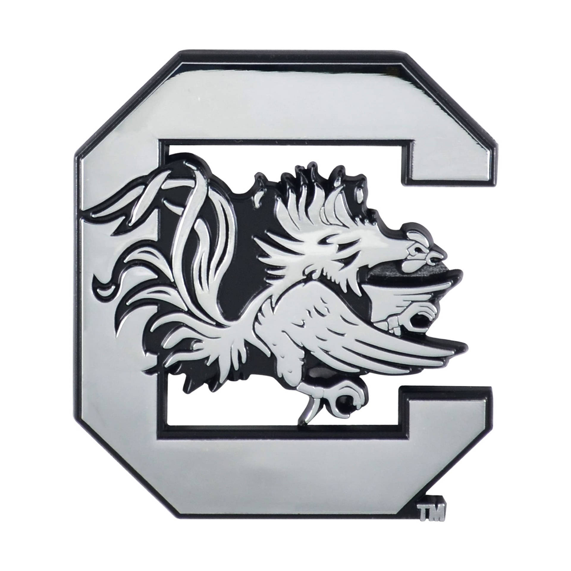 South Carolina Gamecocks Gray Logo Design Wallpaper