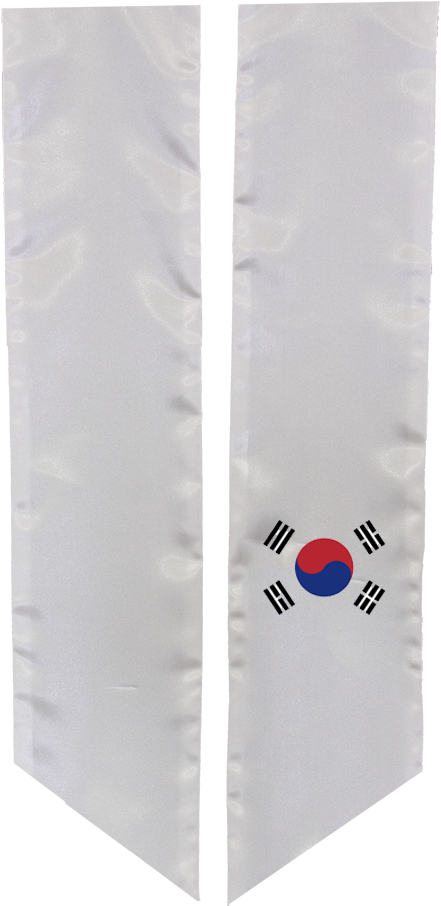 South Korean Flag Necktie PNG