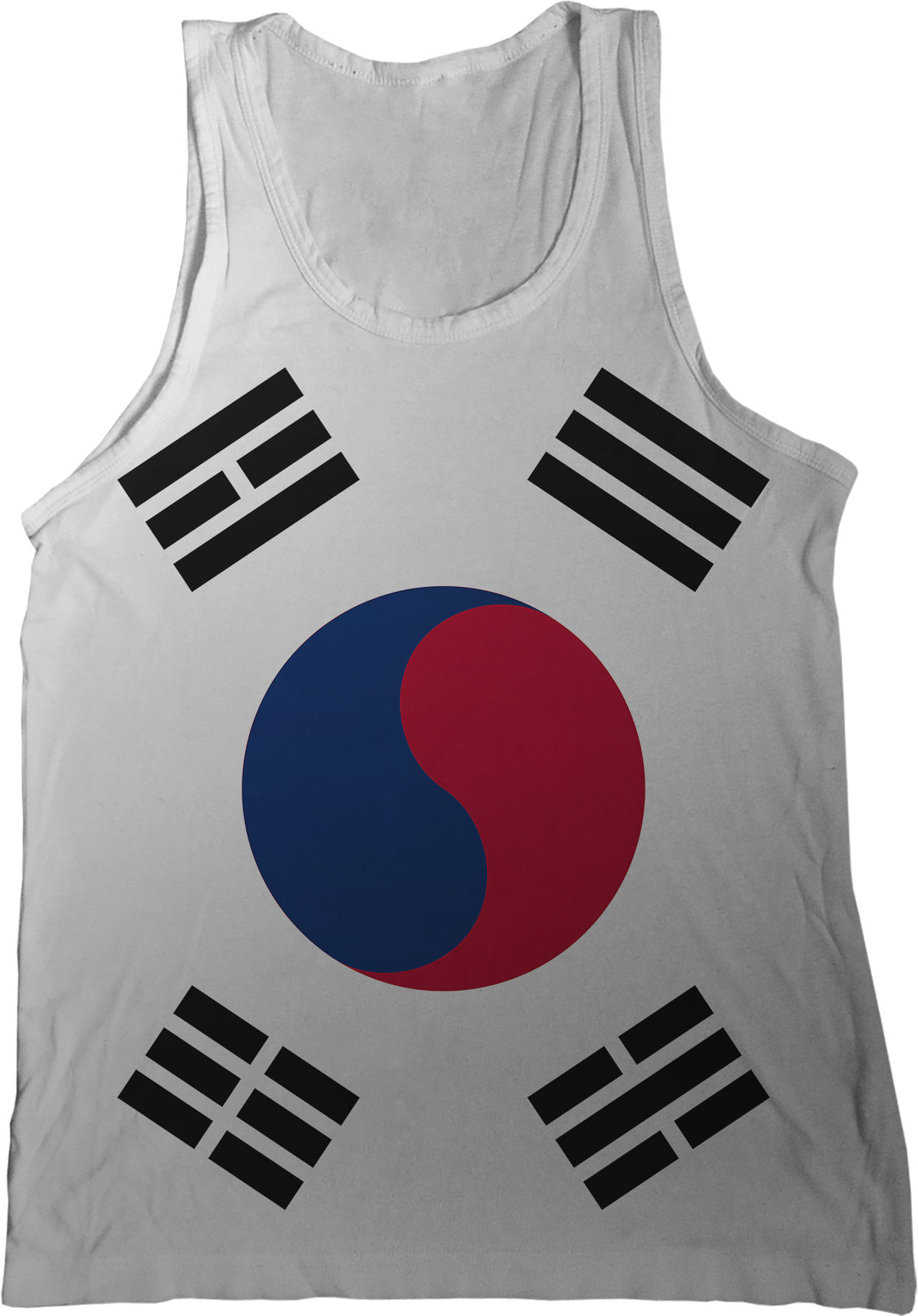 South Korean Flag Tank Top PNG