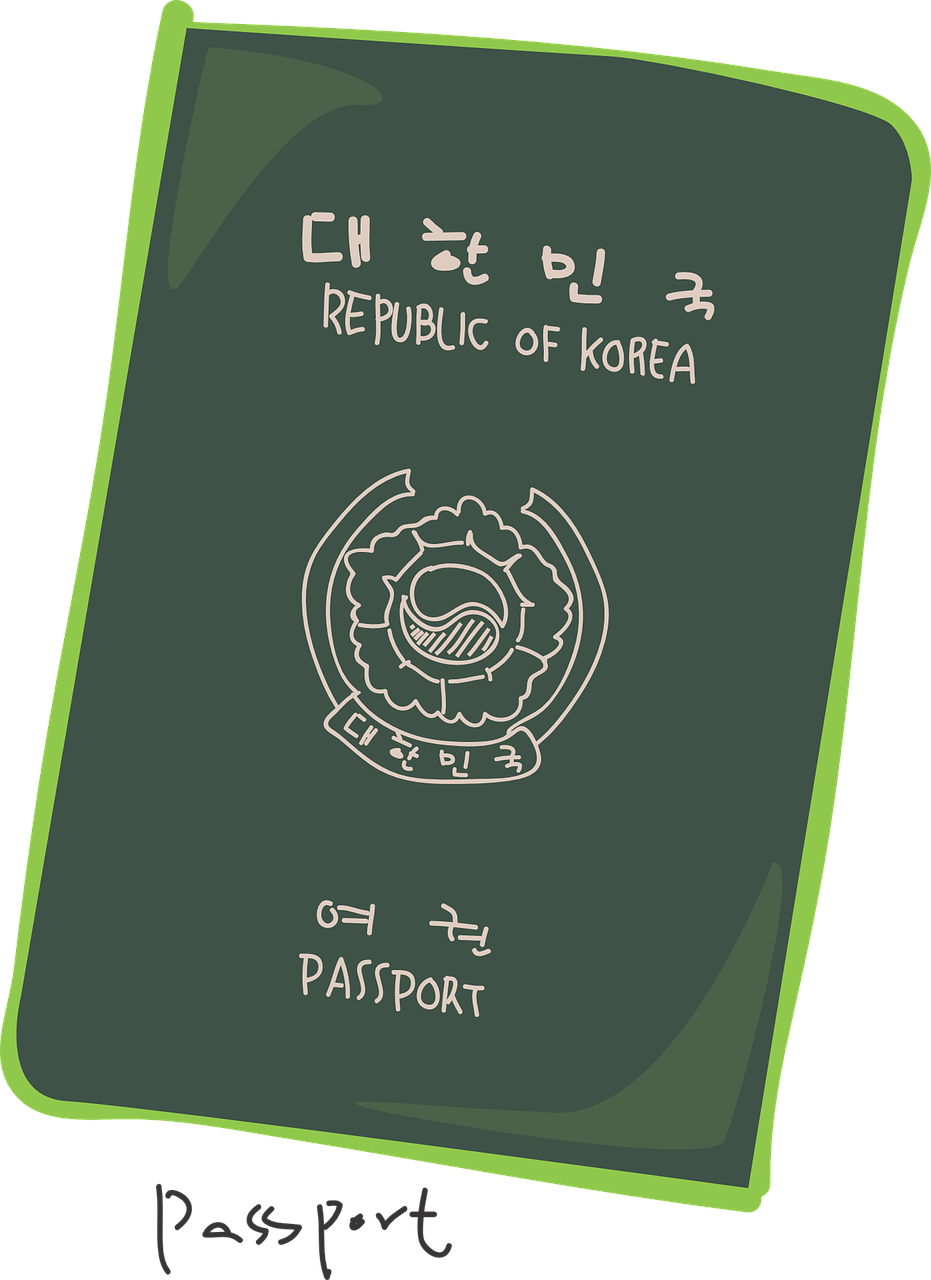 South Korean Passport Cover PNG