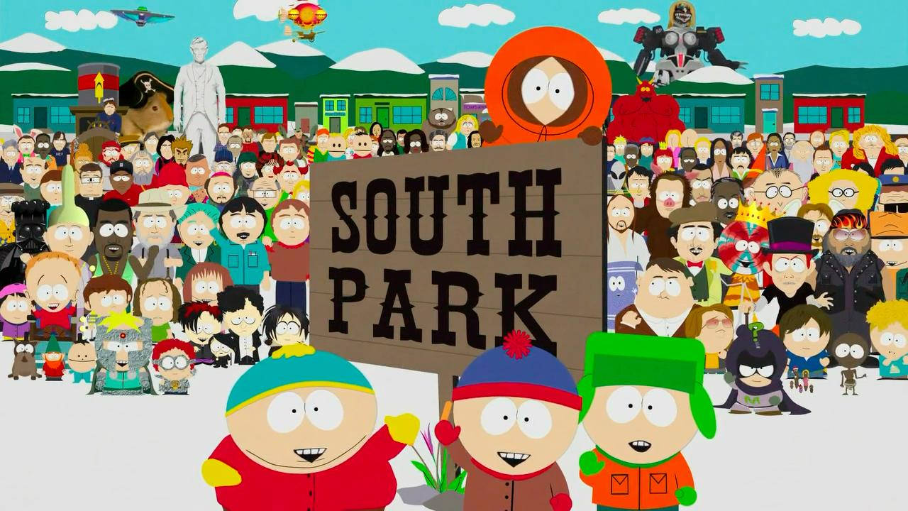 South Park All Cast Poster Background