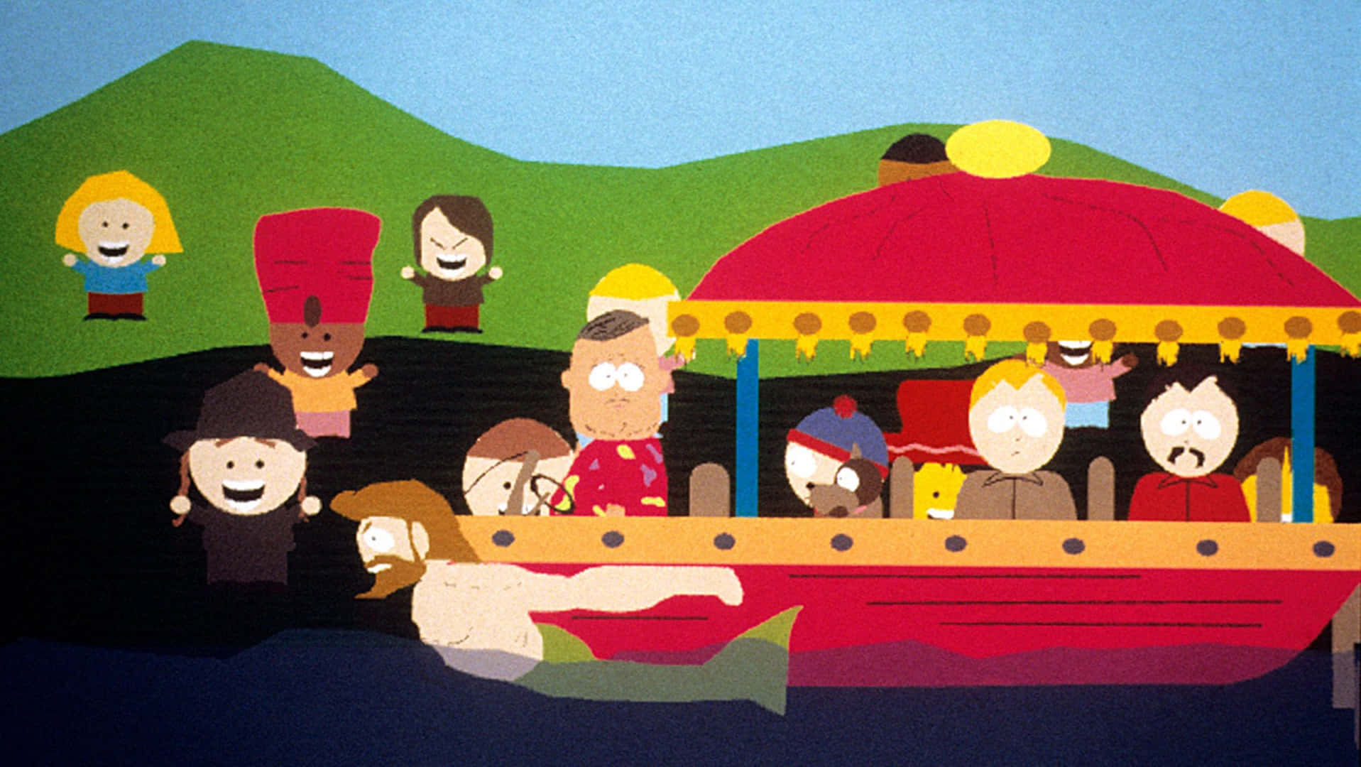 South Park billeder dekorere denne tapet.