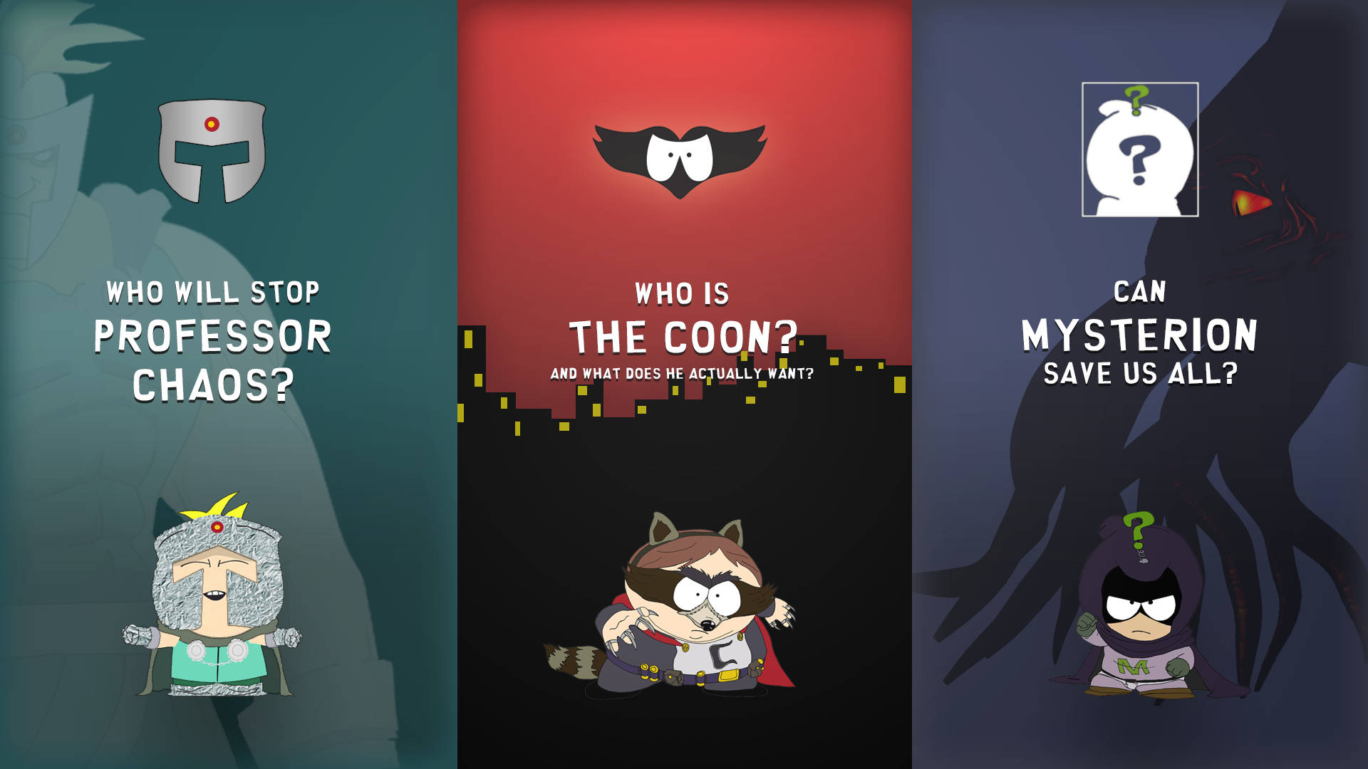 South Park Chaos, Coon, And Mysterion Wallpaper