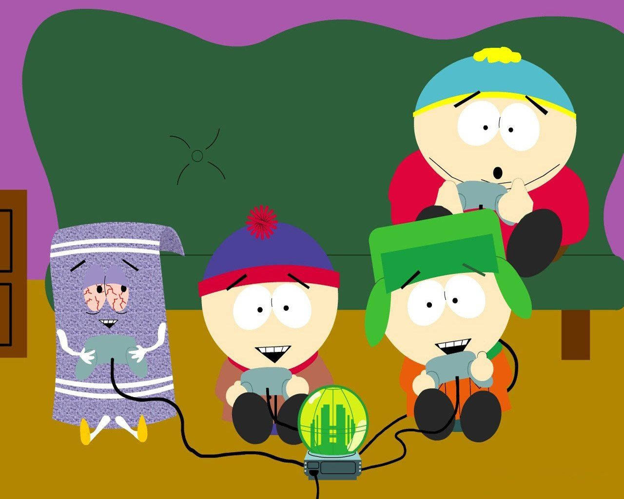South Park Characters Playing Background