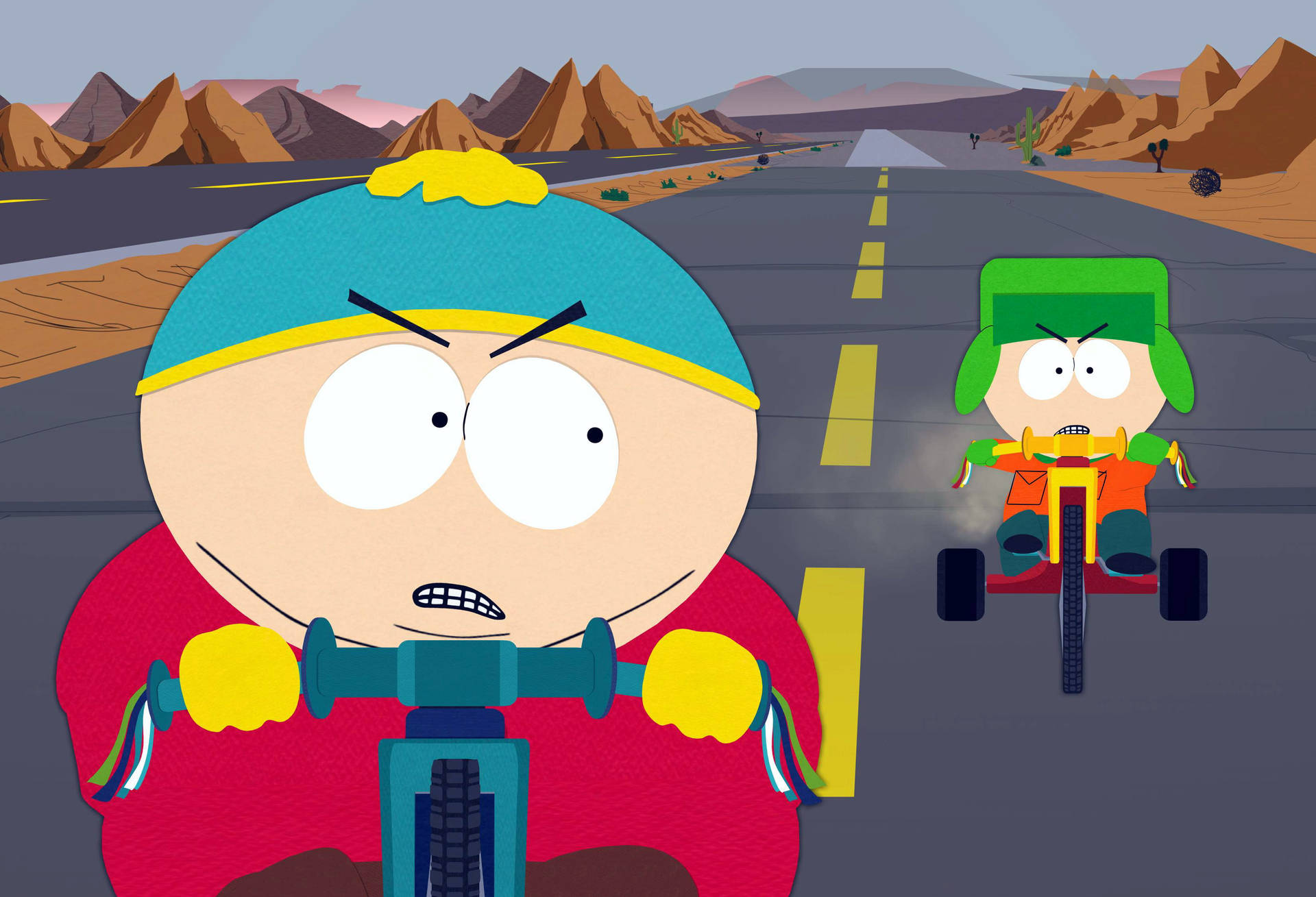 Southpark - Eric Cartman Und Kyle Broflovski Wallpaper