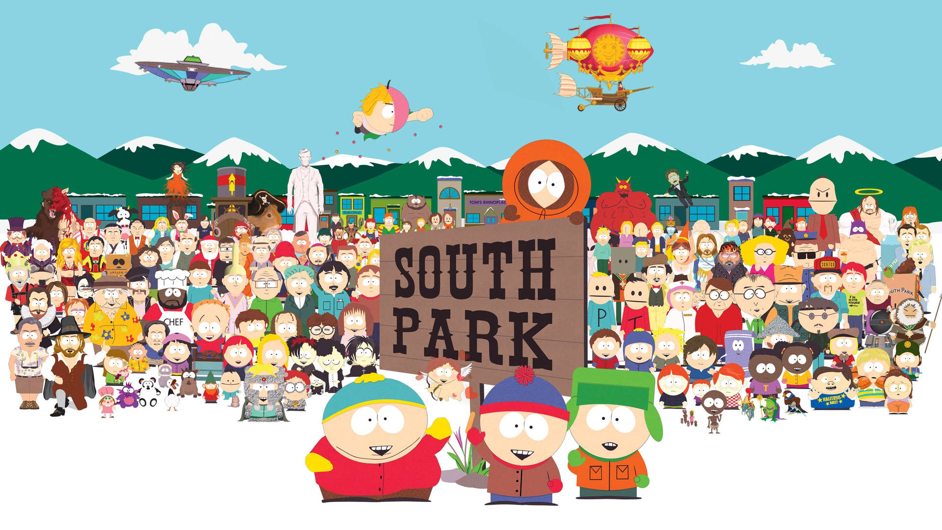 South Park Get Together Wallpaper