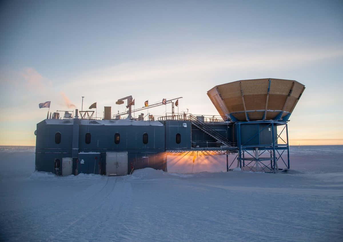 View of the South Pole Station, Antarctica