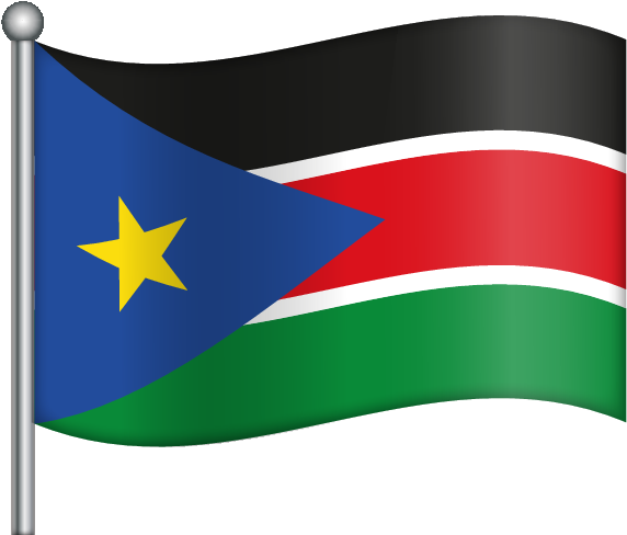 South Sudan National Flag PNG