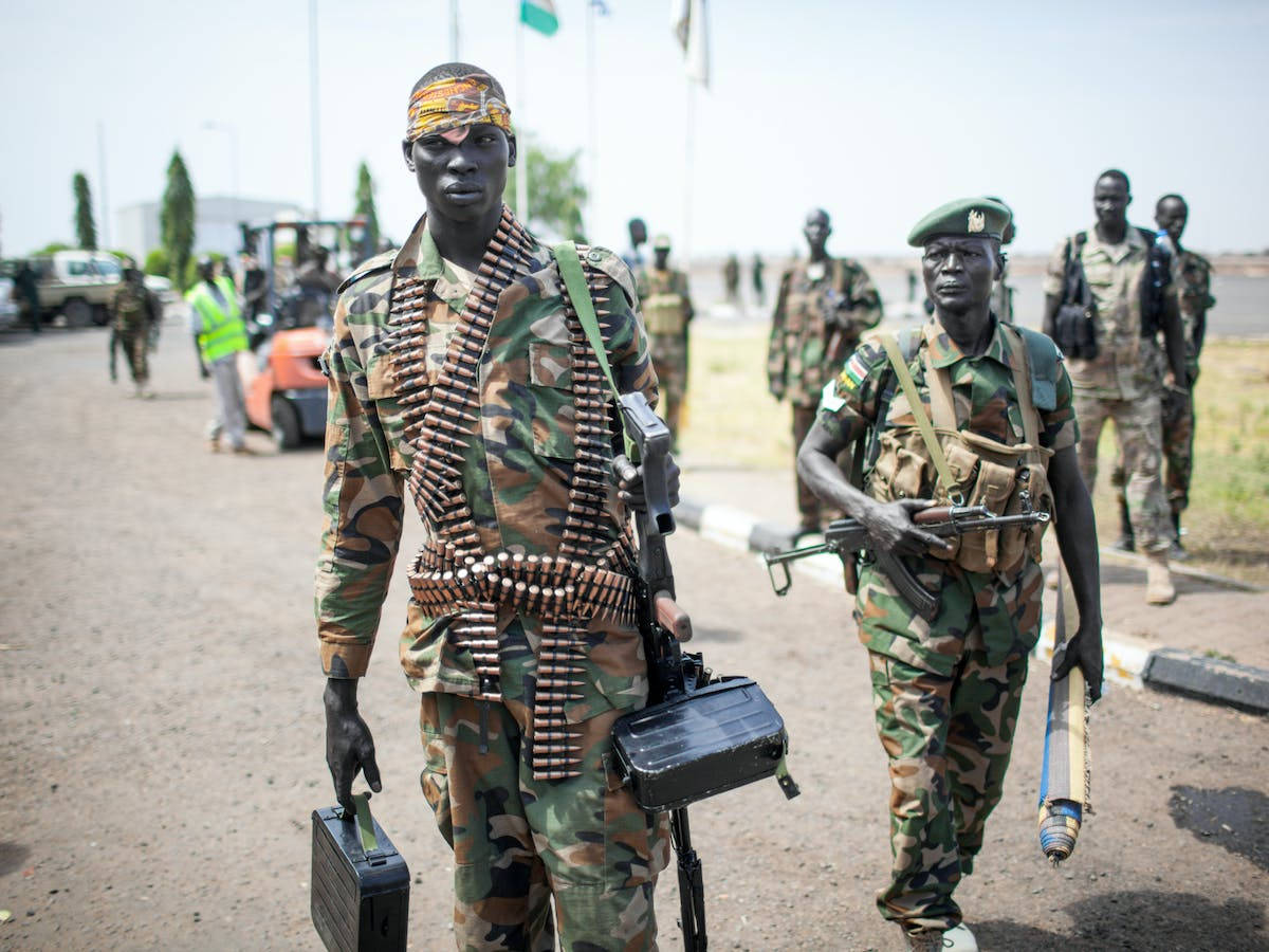 South Sudan Soldiers Bullets Wallpaper