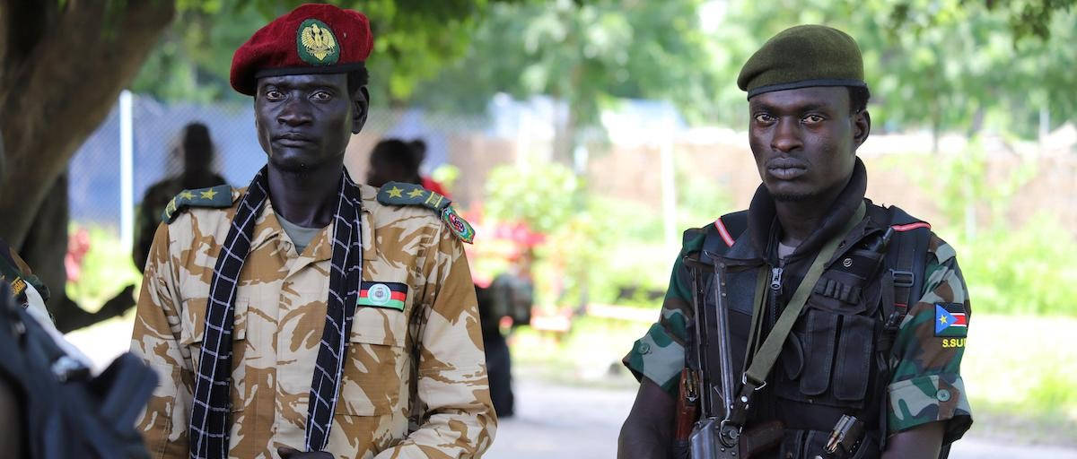 South Sudan Two Soldiers Wallpaper