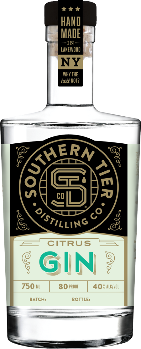 Southern Tier Citrus Gin Bottle PNG