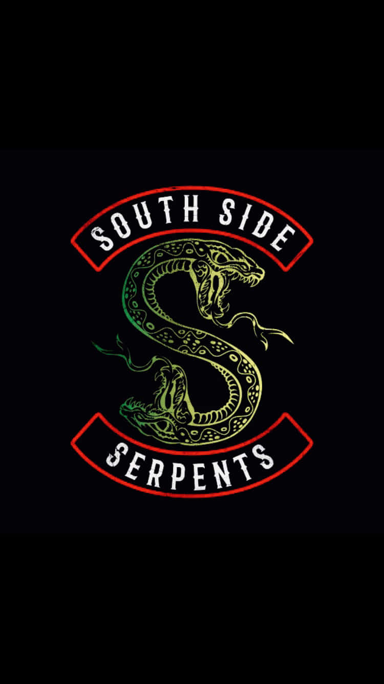 Reúnamse Em Torno Da Bandeira Dos Southside Serpents. Papel de Parede