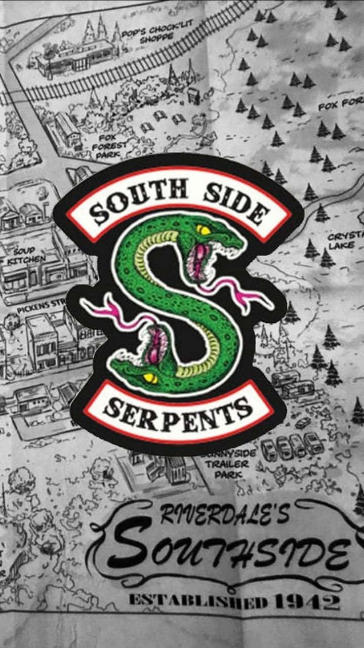 Southside Serpents går rundt på gaderne i Riverdale. Wallpaper