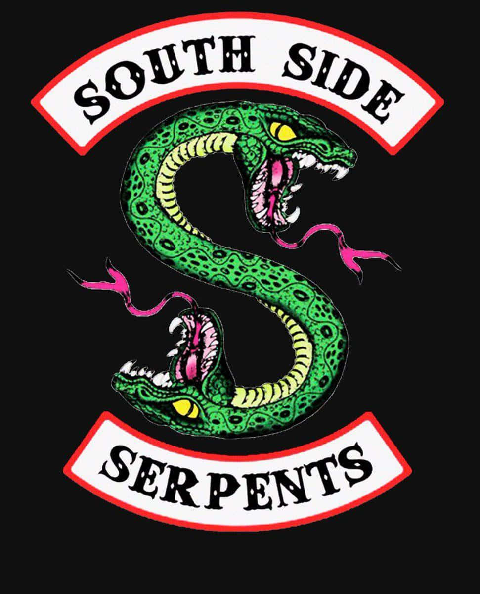 Förenasunder Southside Serpents-flaggan. (note: This Sentence May Not Make Sense In The Context Of Computer Or Mobile Wallpaper.) Wallpaper