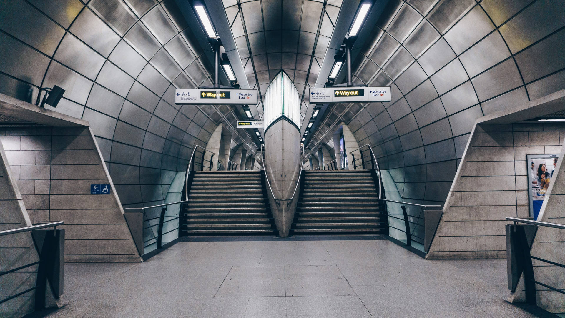 Southwark Station London Underground Kort Tapet Wallpaper