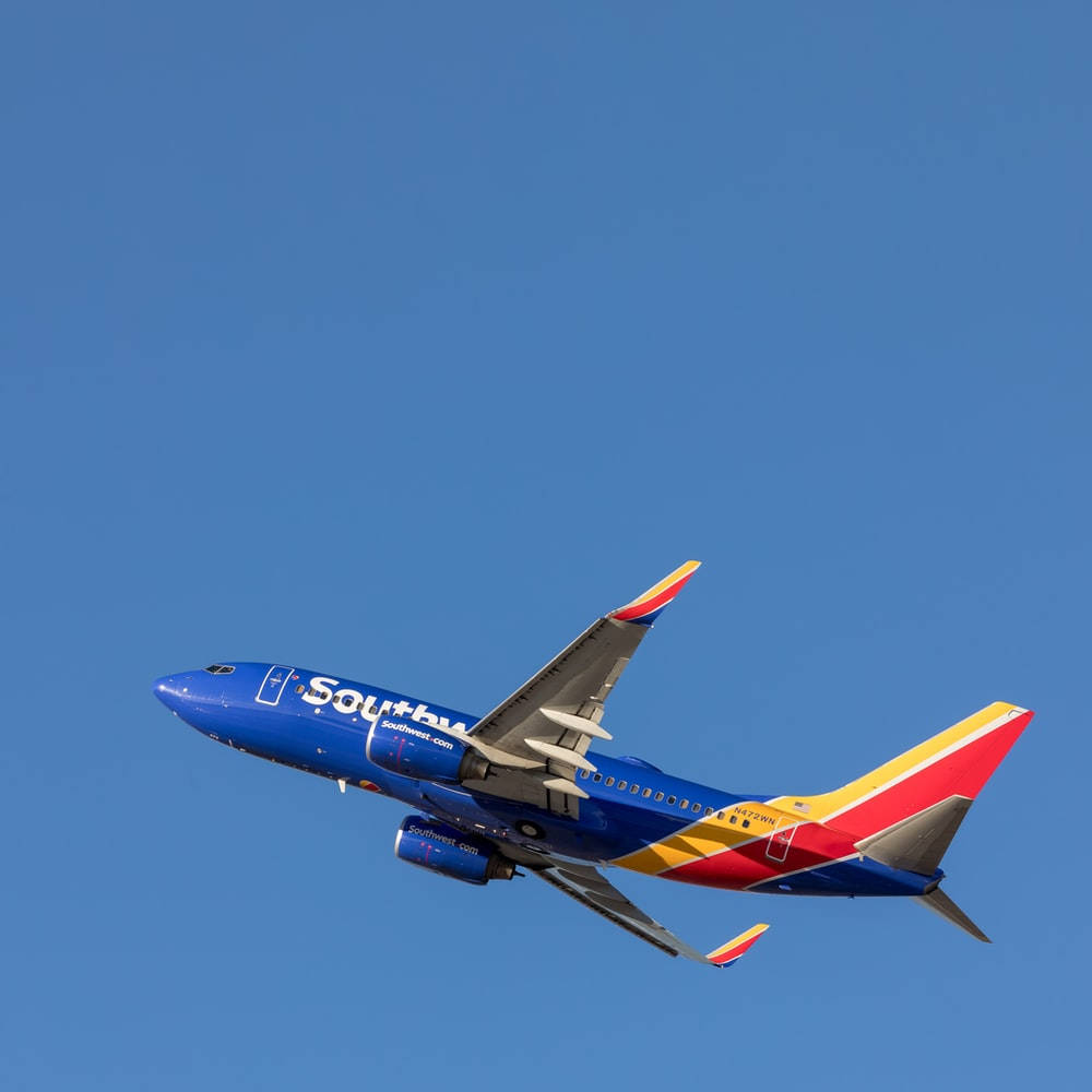 Southwest Airlines Airplane Take Off Wallpaper