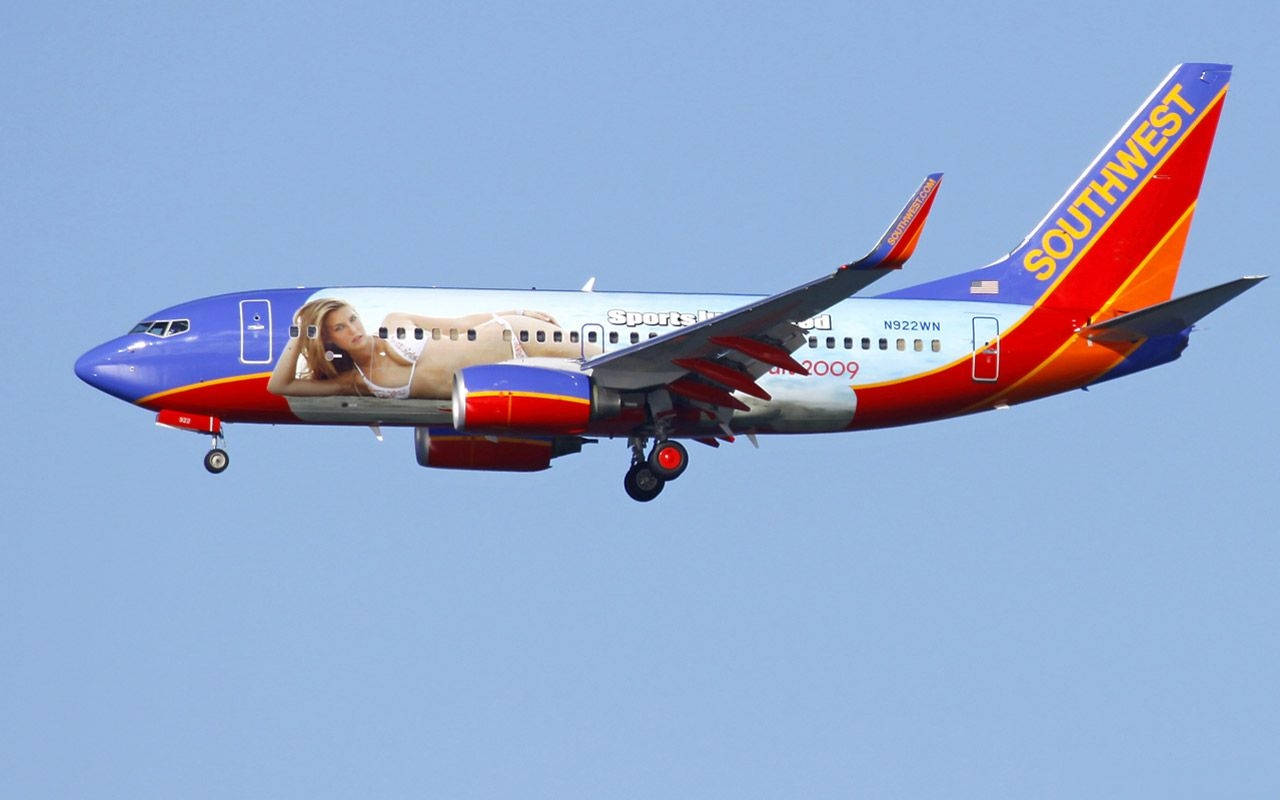 Southwest Airlines Colorful Aircraft Wallpaper