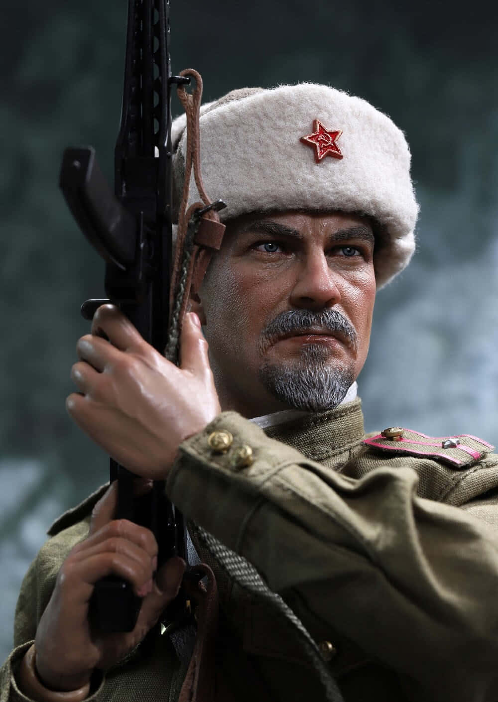 Soldat Soviétique Viktor Reznov Avec Un Fusil Fond d'écran