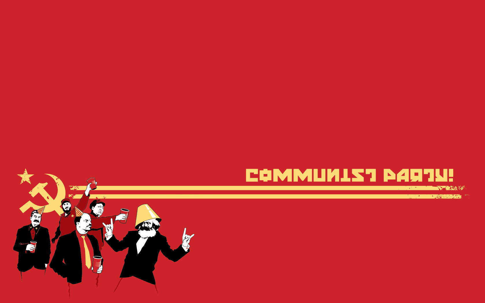 Vibrant image of the Soviet Union Flag Wallpaper