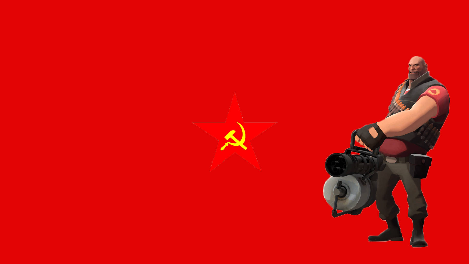 Download Soviet Union Flag With Animated Army Wallpaper 