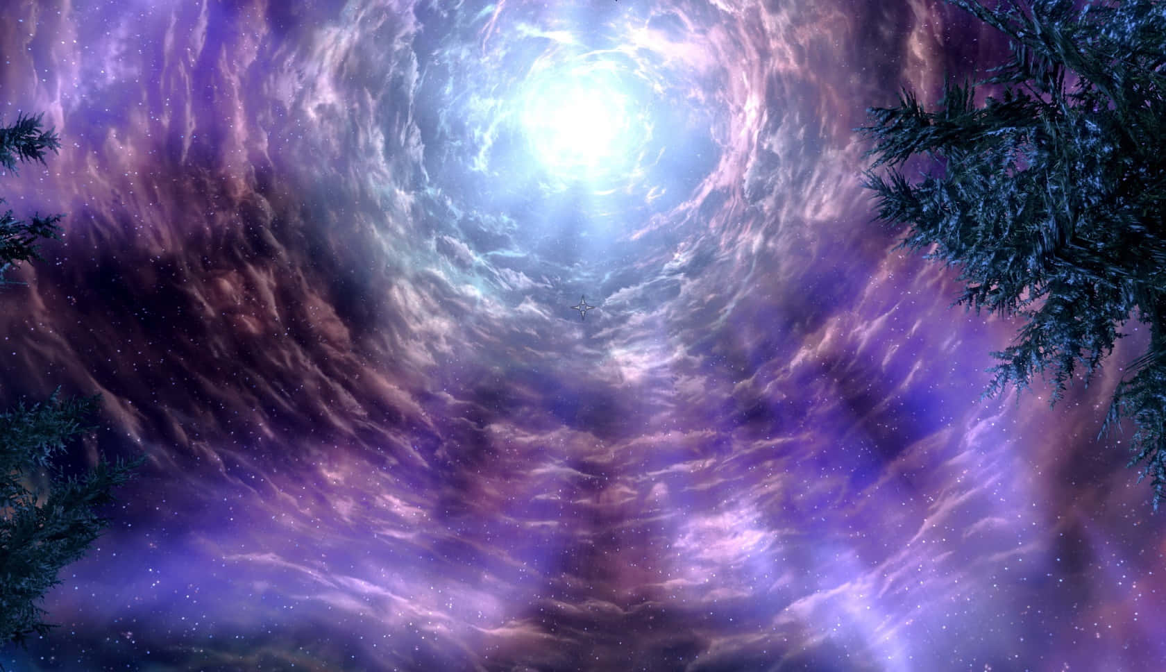 Journey through the majestic realm of Sovngarde Wallpaper