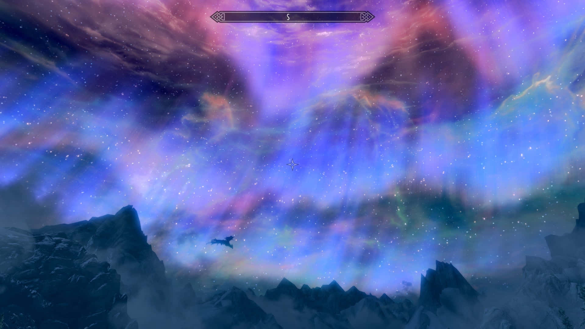 Majestic View of Sovngarde's Landscape Wallpaper