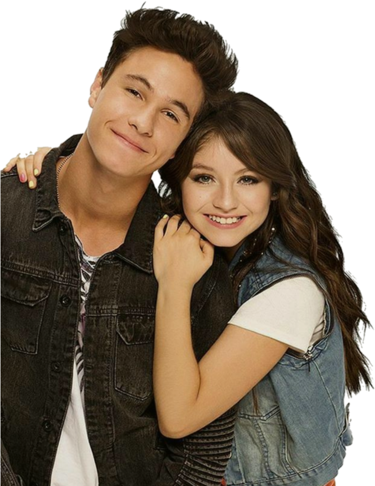 Soy Luna Cast Smiling Together PNG