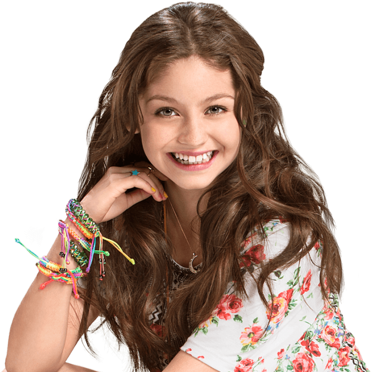 Soy Luna Smiling Character PNG