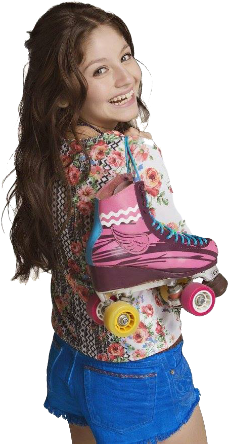 Download Soy Luna_ Character With Skates | Wallpapers.com