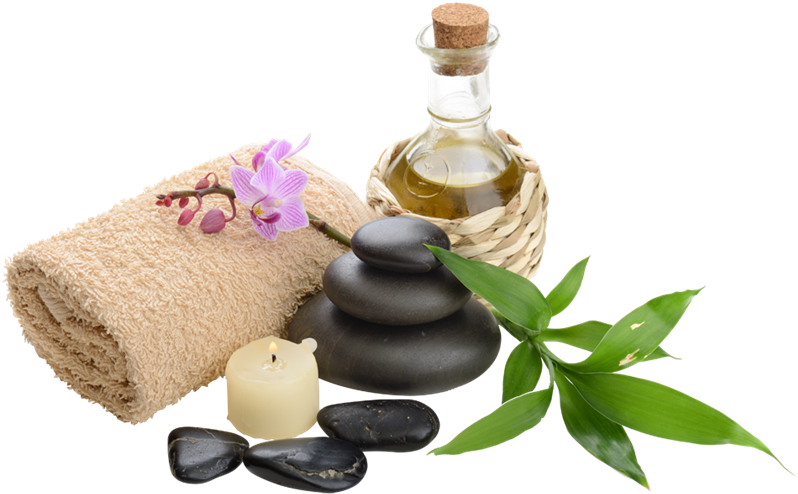 Spa Essentials Relaxation Items PNG