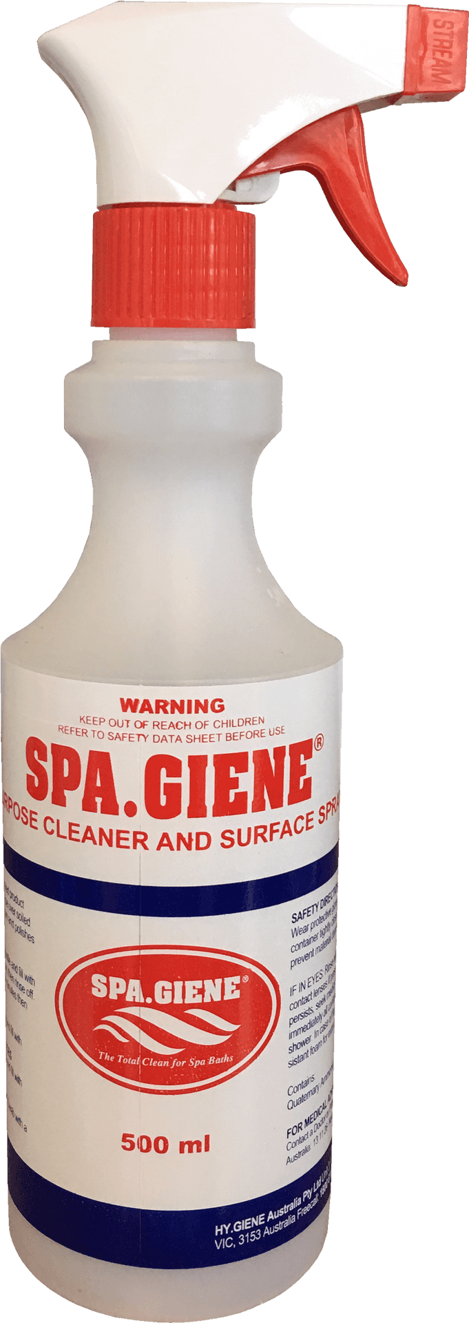 Spa Giene Cleaner Spray Bottle500ml PNG