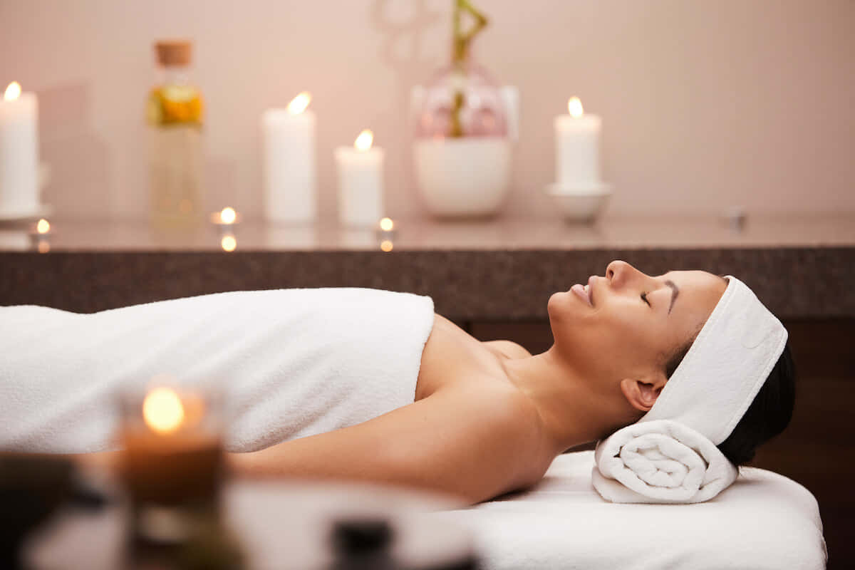 Spa Relaxing Woman Picture