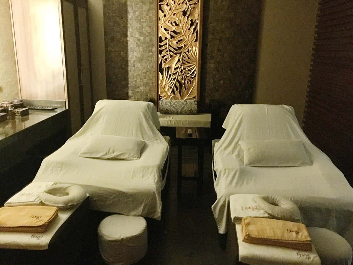 Spa Room With Two Beds Picture