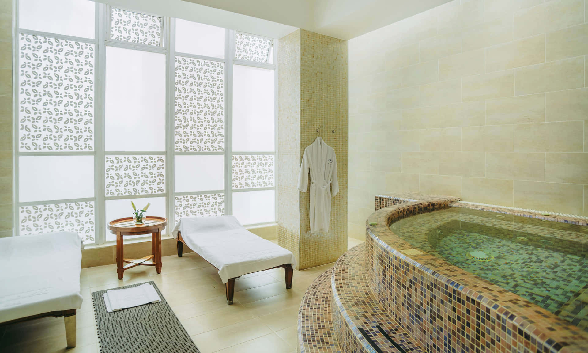Spa Room With Jacuzzi Picture