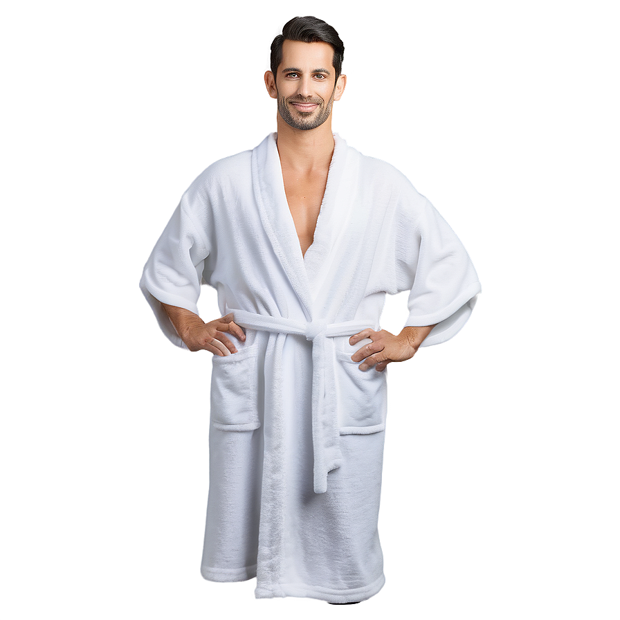 Spa Quality White Robe Png 45 PNG