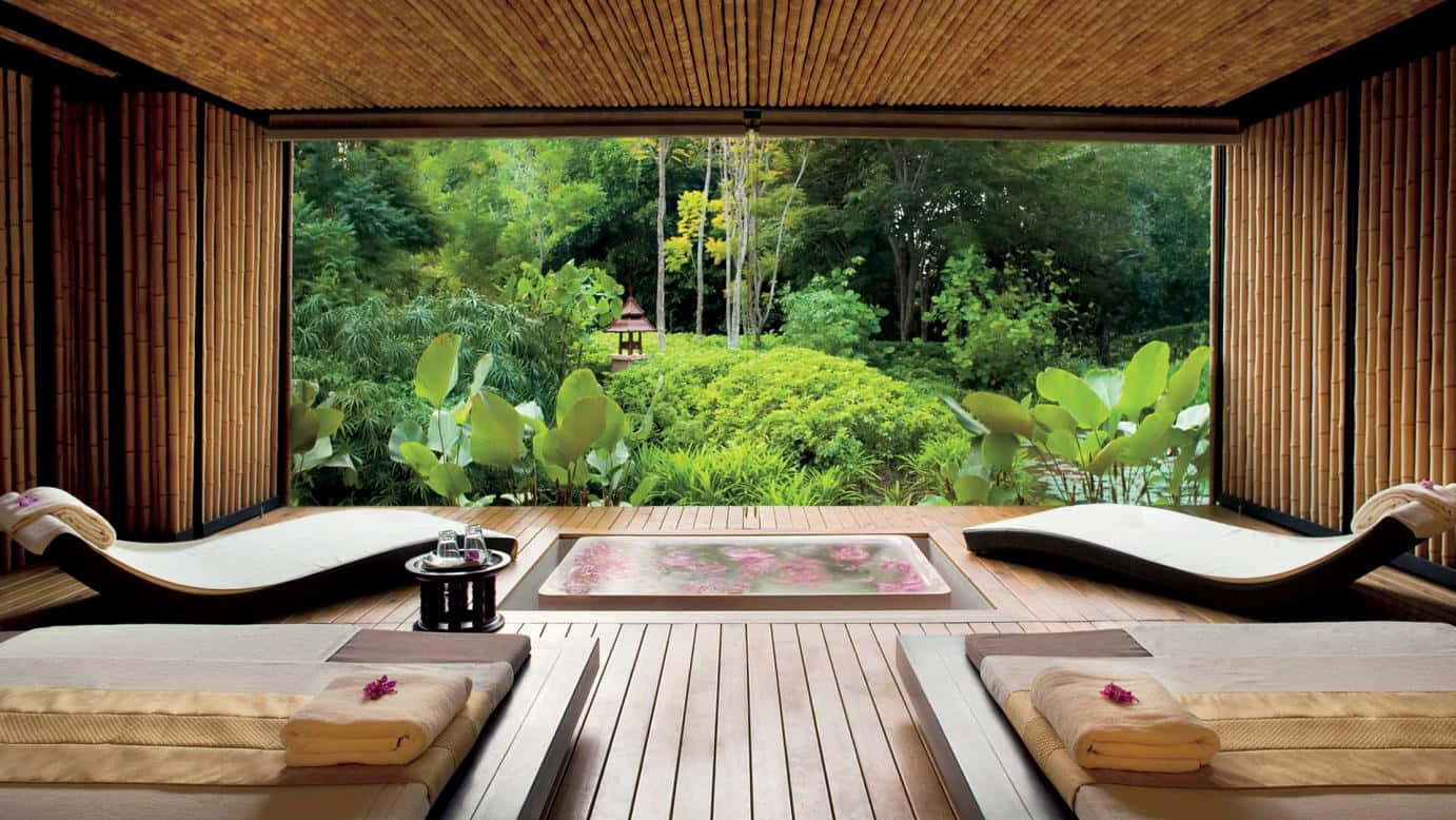 Enjoy A Relaxing Spa Treatment Wallpaper