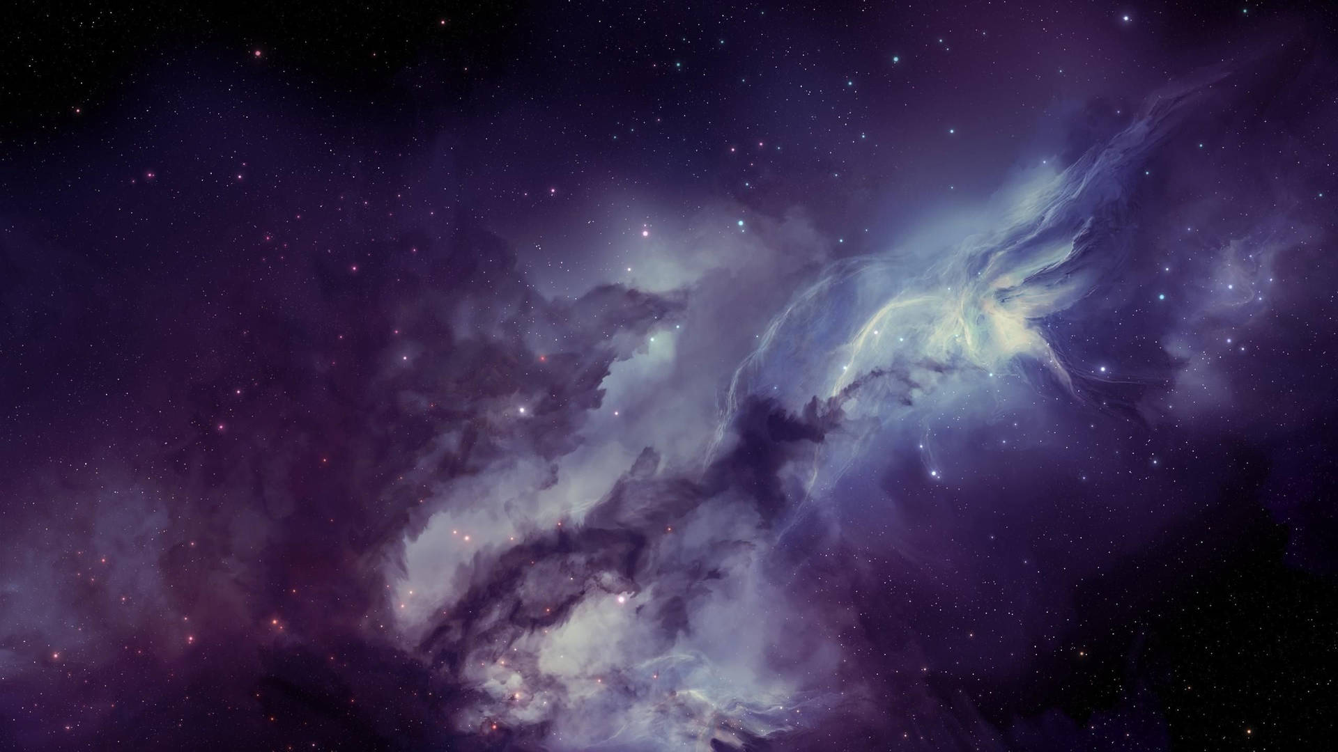 Kosmiske støv i rummet 2560x1440 Wallpaper Wallpaper