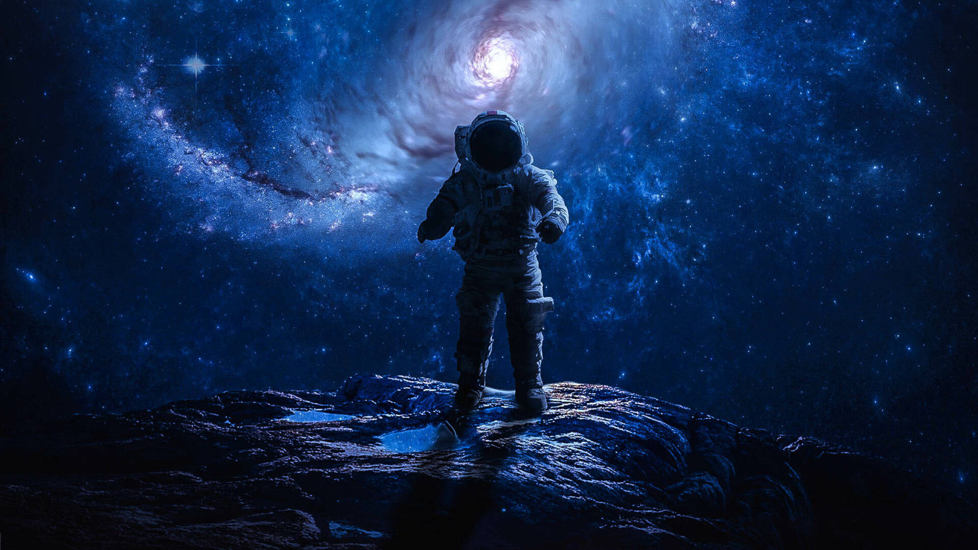 Astronautim Weltraum 2560x1440 Wallpaper