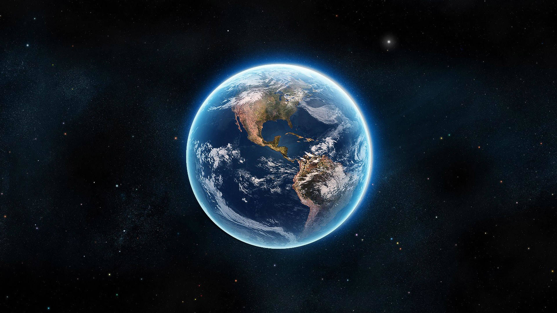 Espacioestético: Tierra Brillante. Fondo de pantalla