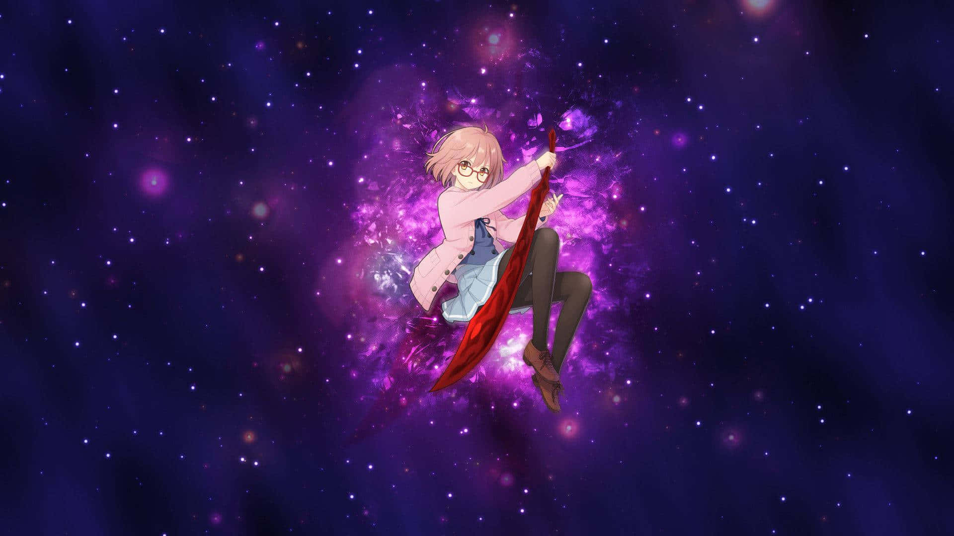 Space Anime Beyond The Boundary Wallpaper